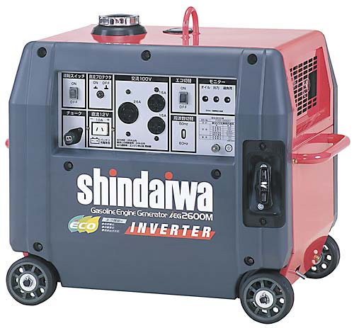 shindaiwa  新ダイワ　iEG2600M　インバーター発電機質量54